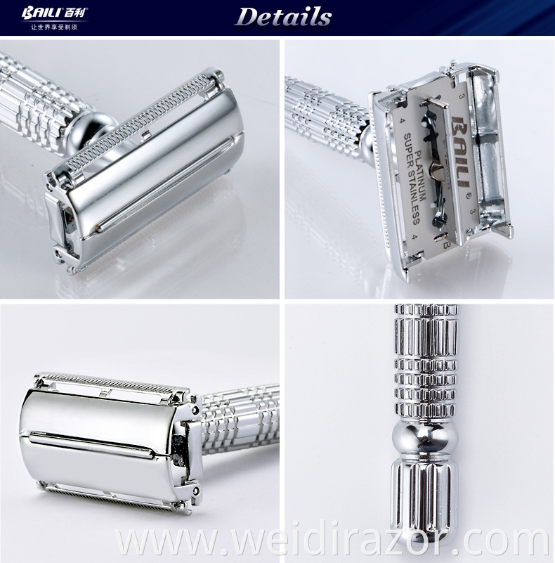 Wholesale Stainless Steel Razor Shave Best Blade Shaving Double Edge Razor